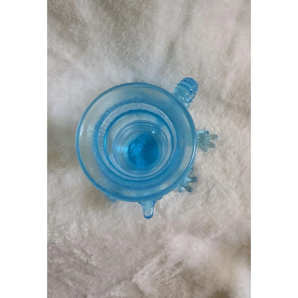 As-Is Whimsical Gecko Toothpick Holder Flaw, EAPG Collectible Animal Glassware